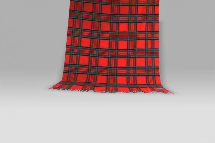 Plaid 135x180 Lambswool rosso Cecchi e Cecchi