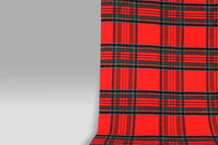 Plaid 135x180 Lambswool rosso Cecchi e Cecchi