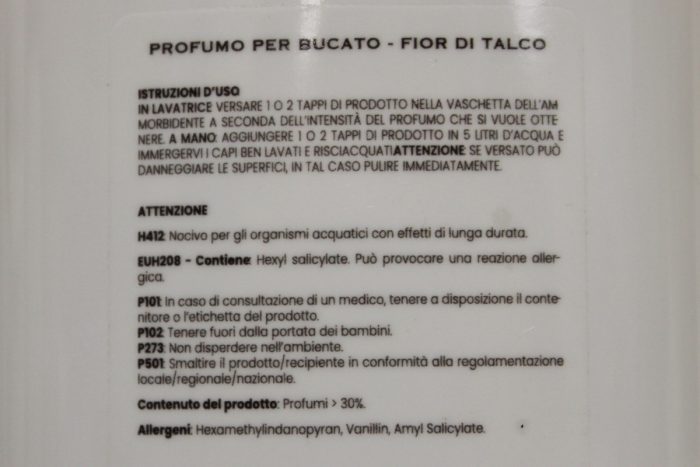 Fior di Talco Profumo per Bucato Bellora