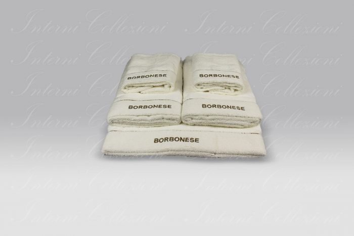 Set Spugna 5 Pezzi Fine Op avorio Borbonese