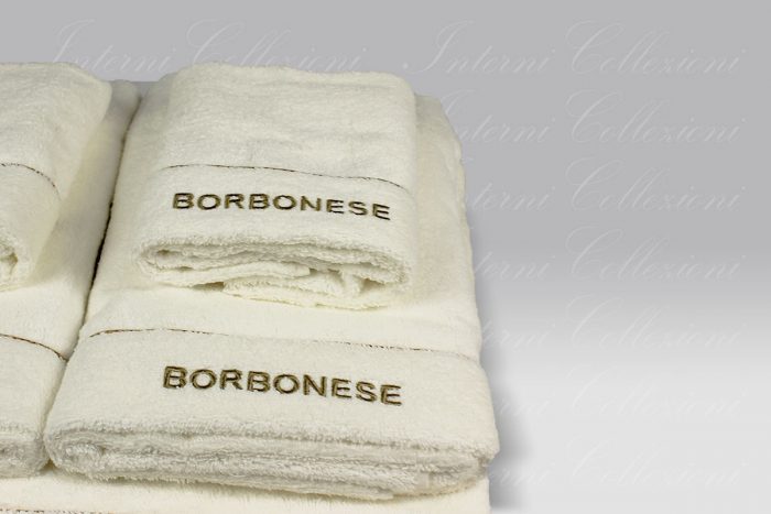 Set Spugna 5 Pezzi Fine Op avorio Borbonese