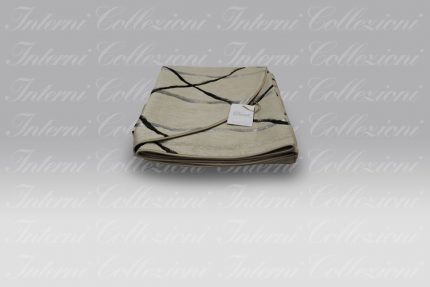 Coperta Misto Lino sabbia David Home Collection