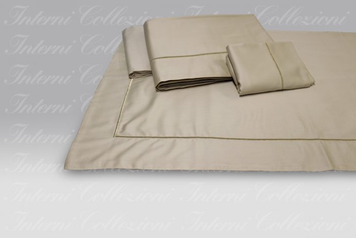 Completo Lenzuola F12 beige-oro Dea