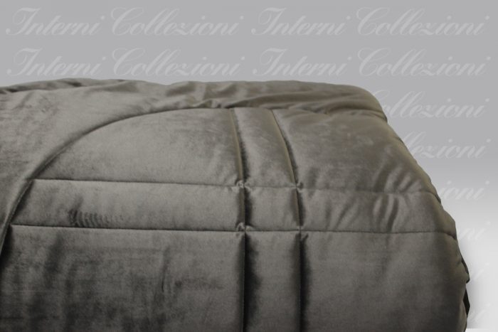 Trapunta 200g. Velour marrone Dea