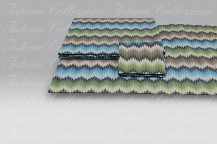 Parure Lenzuola Bert azzurro Missoni Home