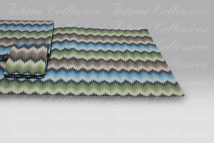 Parure Lenzuola Bert azzurro Missoni Home